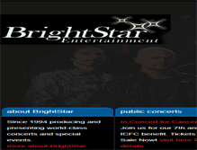 Tablet Screenshot of brightstarent.com